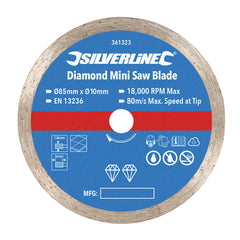 Silverline Diamond Mini Saw Blade 361323