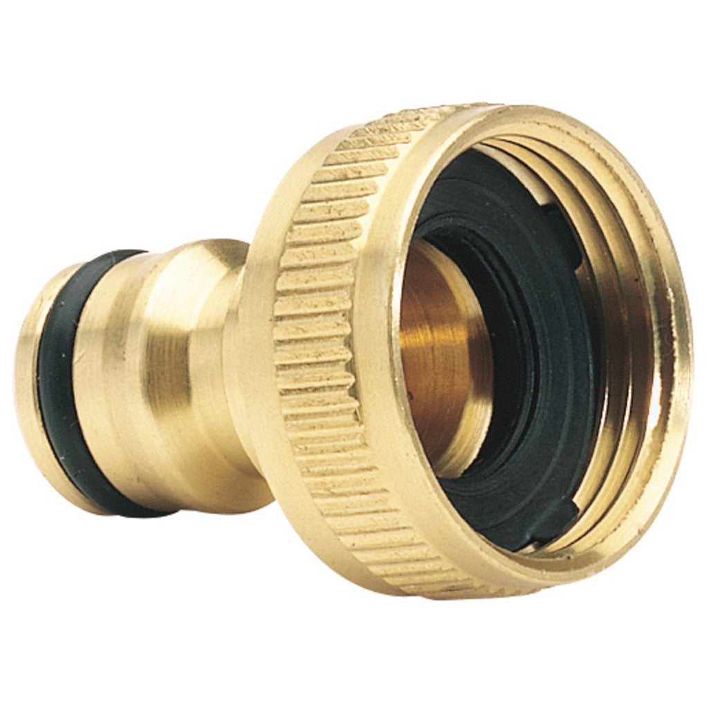 Draper Brass Garden Hose Tap Connector, 3/4" 36198