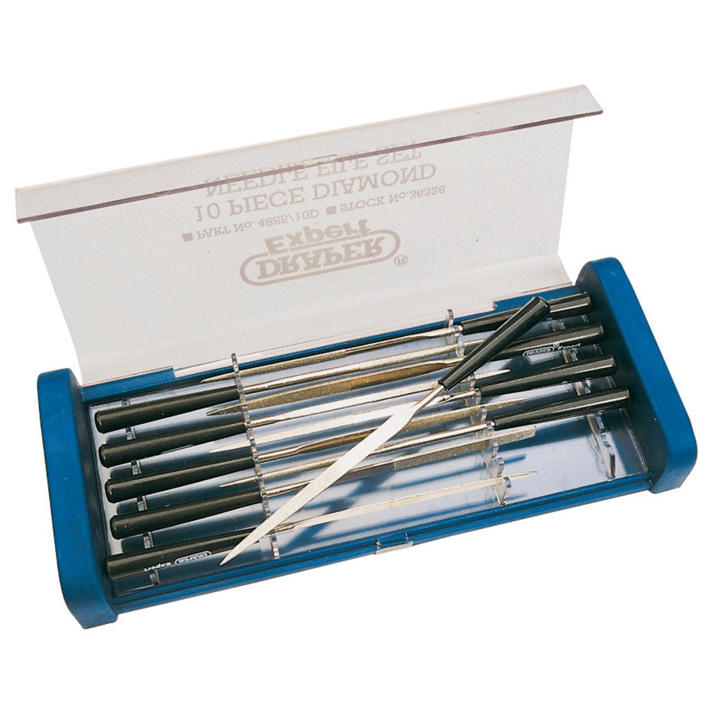 Draper Expert Diamond Needle File Set, 140mm (10 Piece) 36326