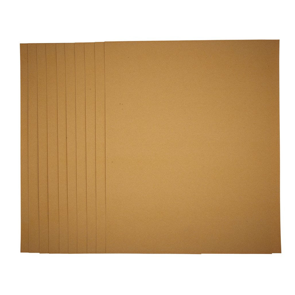 Draper General Purpose Sanding Sheets, 230 x 280mm, 150 Grit (Pack of 10) 37780