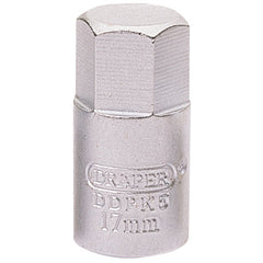 Draper Hexagon Drain Plug Key, 3/8" Sq. Dr., 17mm 38323