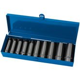 Draper Expert HI-TORQ® Metric Deep Impact Socket Set, 1/2" Sq. Dr. (10 Piece) 38369