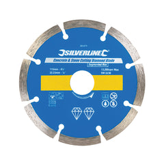 Silverline Concrete & Stone Cutting Diamond Blade 394979