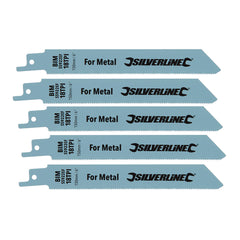 Silverline Recip Saw Blades for Metal 5pk 427542