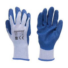 Silverline Latex Builders Gloves 427550