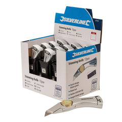 Silverline Trimming Knife Display Box 12pce 427555