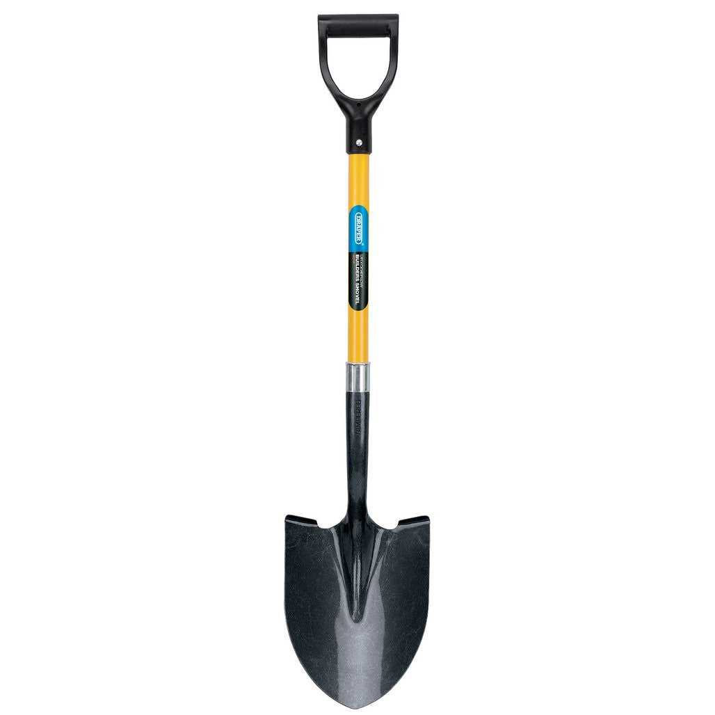 Draper Round Point Builders Shovel with Fibreglass Shaft 43216