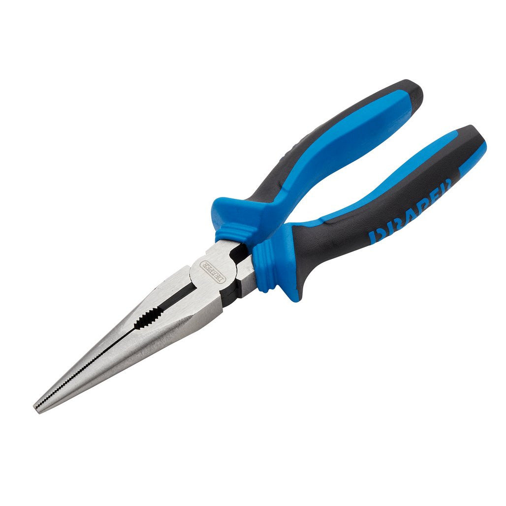 Draper Soft Grip Long Nose Pliers, 200mm 44143