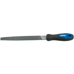 Draper Engineers Flat Second Cut File with Soft Grip Handle, 200mm 44952