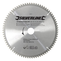 Silverline TCT Aluminium Blade 80T 456915