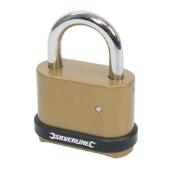 Silverline Zinc Alloy Combination Padlock 4-Digit 472645