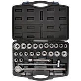 Draper HI-TORQ® Combined MM/AF Socket Set, 3/4" Sq. Dr., Black (26 Piece) 48329