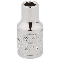 Draper Expert HI-TORQ® 6 Point Socket, 1/4" Sq. Dr., 3/16" 48345