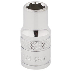 Draper Expert HI-TORQ® 6 Point Socket, 1/4" Sq. Dr., 1/4" 48444