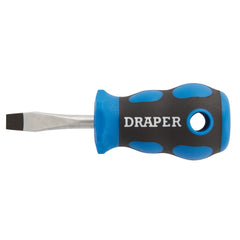 Draper Soft Grip Plain Slot Screwdriver, 6 x 38mm 48921