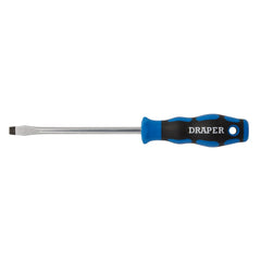 Draper Soft Grip Plain Slot Screwdriver, 8 x 150mm 48924