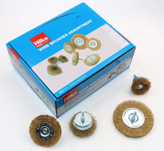 Hilka 24 pce Wire Brush Display 49100024
