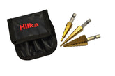 Hilka 3 pce Small HSS Step Drill Set 49706503