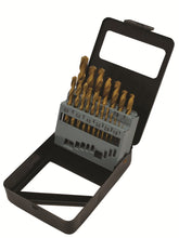 Hilka 19 pce HSS Drill Bit Set Titanium Coated 49707019