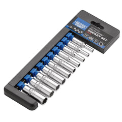 Draper Expert Multi-Drive® Metric Deep Socket Set, 1/4" Sq. Dr. (10 Piece) 50048