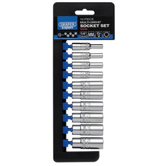 Draper Expert Multi-Drive® Metric Deep Socket Set, 1/4" Sq. Dr. (10 Piece) 50048