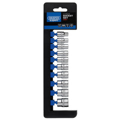 Draper Expert Metric Socket Set, 1/4" Sq. Dr. (10 Piece) 50067