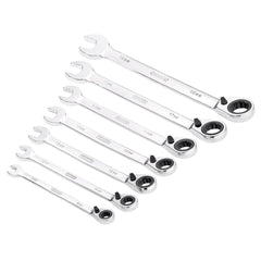 Draper HI-TORQ® Metric Reversible Ratcheting Combination Spanner Set (7 Piece) 51179