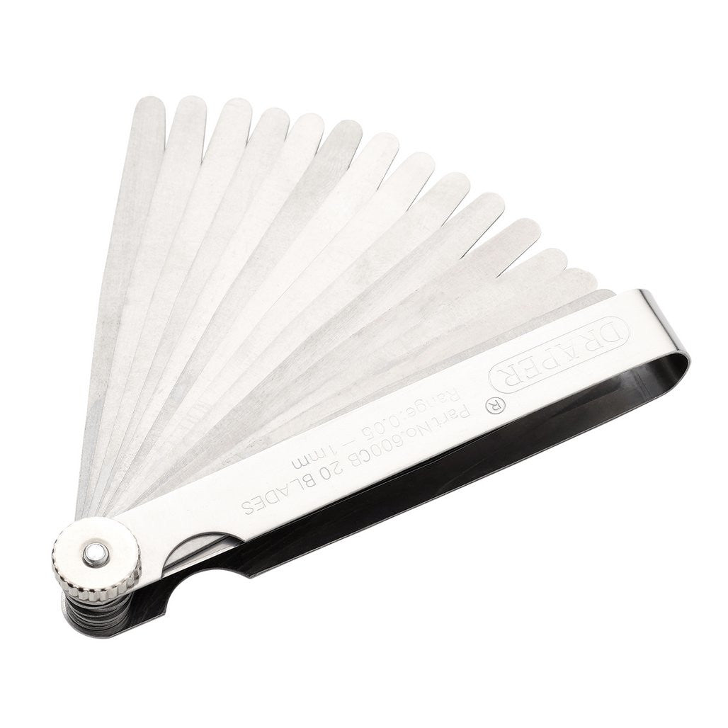 Draper 20 Blade Metric Feeler Gauge Set 51701