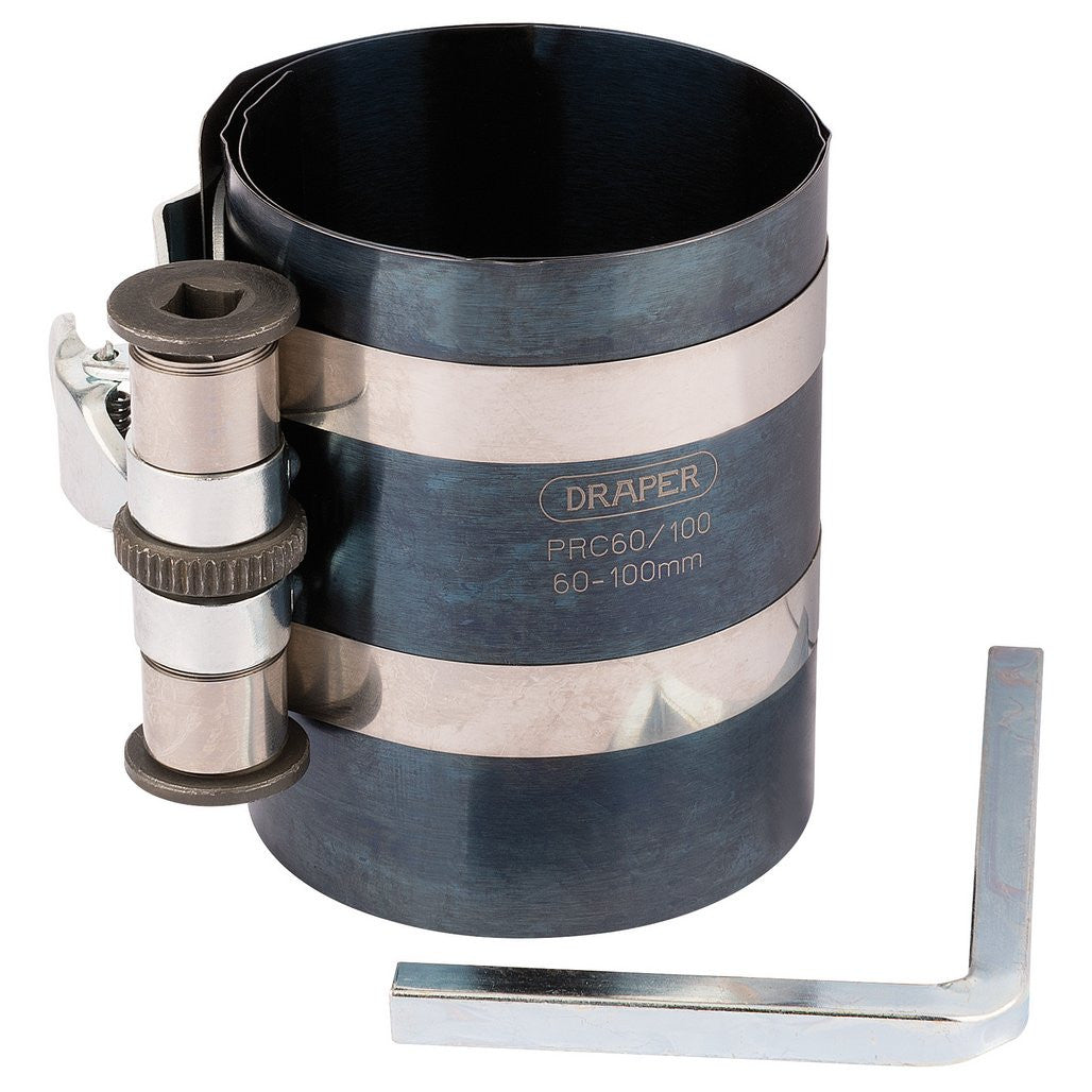 Draper Piston Ring Compressor, 60 - 100mm 51845