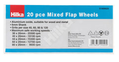 Hilka 20 pce Mixed Flap Wheels 51909020
