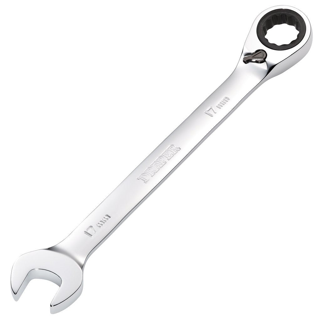 Draper HI-TORQ® Metric Reversible Ratcheting Combination Spanner, 17mm 52005