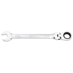 Draper HI-TORQ® Metric Flexible Head Ratcheting Combination Spanner, 22mm 52024