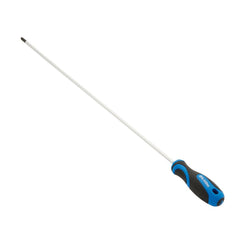 Draper Extra Long Reach Soft Grip Cross Slot Screwdriver, No.2 x 450mm 53502