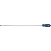 Draper Extra Long Reach Soft Grip Plain Slot Screwdriver, 6 x 450mm 53508