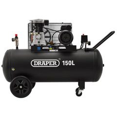 Draper 150L Belt-Driven Air Compressor, 2.2kW/3hp 55305