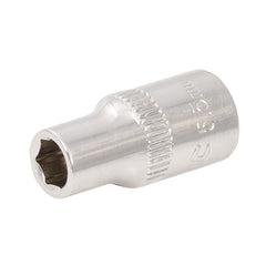 Silverline Socket 1/4" Drive 6pt Metric 555524