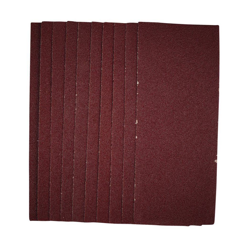 Draper 1/3 Sanding Sheets, 93 x 230mm, 40 Grit (Pack of 10) 55737