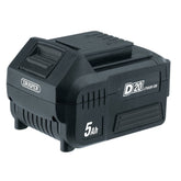 Draper D20 20V Li-ion Battery, 5.0Ah 55907
