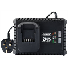Draper D20 20V Li-ion Fast Battery Charger, 4A 55913