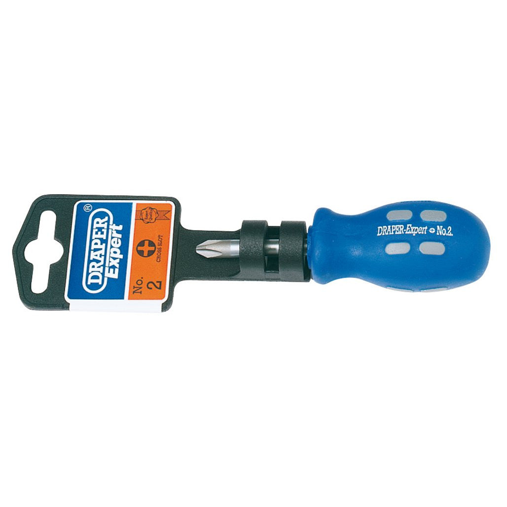 Draper Expert Cross Slot Mechanics Screwdriver, No.2 x 38mm 57449