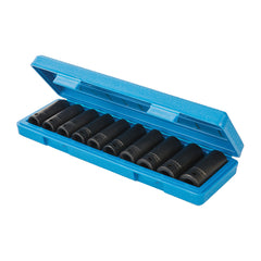 Silverline Deep Impact Socket Set 1/2" Drive 6pt Metric 10pce 586290