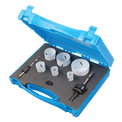 Silverline Plumbers Bi-Metal Holesaw Kit 9pce 595759