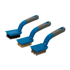Silverline Medium Wire Brush Set 3pce 596171