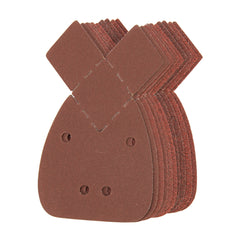 Silverline Hook & Loop Detail Sander Sheets & 2 Tips 140mm 10pk 597635