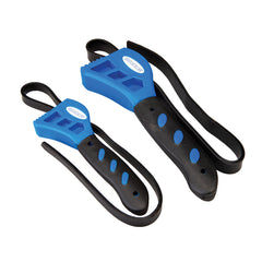 Silverline Rubber Strap Wrenches Set 2pce 598531