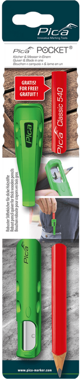 Pica Pocket Carpenter Pencil with Quiver - 55-1