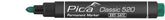Pica Classic Permanent Marker with Round Tip - Green - 52-36