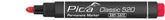 Pica Classic Permanent Marker with Round Tip - Red - 52-4