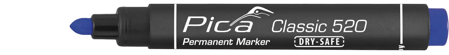 Pica Classic Permanent Marker with Round Tip - Blue - 52-41