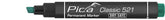 Pica Classic Permanent Marker with Chisel Tip - Green - 521-36